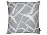 Dekokissen APELT "Domino", grau, B:46cm L:46cm, Polyester, Dekokissen_Sitzkissen_Kissenhüllen, Dekokissen