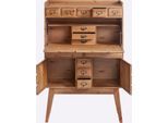 Schreibtisch, natur, B:83cm H:126,5cm T:33cm, Tische, Schreibtisch