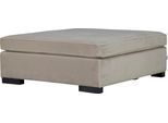 Polsterhocker HOME AFFAIRE "Skara XXL", beige (dunkelbeige), B:120cm H:48cm T:130cm, 100% Polyester, Hocker, Polsterhocker, Passend zur Serie »Skara XXL«.