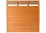 Sichtschutzelement BM MASSIVHOLZ "EA5Y-F1X 2", braun (kirschbaumfarben), H:180cm, Holzwerkstoff, Zaunelemente, Sichtschutzelement, LxH: 180x180 cm