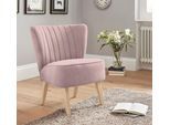 Sessel HOME AFFAIRE "Campi", rosa (flamingo), B:64cm H:81cm T:66cm, 92% Polyester, 8% Nylon, Sessel, Sessel, in verschiedenen Farben verfügbar, frei im Raum stellbar