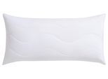 Nackenstützkissen JEKATEX "Visko, Kissen ist Hausstauballergiker geeignet", weiß, B:40cm H:18cm L:80cm, Bezug: 100% Polyester, Kopfkissen, Nackenstützkissen, Kopfkissen 40x80 cm, Optimale Stützkraft für Kopf- & Nackenbereich
