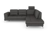 Ecksofa SIT & MORE "Bendigo L-Form", braun (mokka), B:258cm H:84cm T:226cm, Sofas, Ecksofa, inklusive Sitztiefenverstellung, Bodenfreiheit 12 cm, in 2 Fußfarben