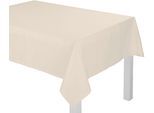 Tischdecke WIRTH "NEWBURY" Gr. 4, beige (creme), B:130cm L:190cm, Baumwolle, Polyester, Tischdecken, Tischdecke