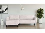 Ecksofa HOME AFFAIRE "Glandine", beige (hellbeige), B:233cm H:82cm T:177cm, 100% Polyester, Sofas, Ecksofa, L-Form