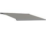 Kassettenmarkise WISMAR "S-Compact", grau (dunkelgrau), B:550cm H:19cm, Polyacryl, Markisen, Kassettenmarkise