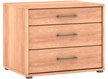 Nachtkommode MUSTERRING "Sorrent Nachttisch, Nachtschrank, mit Schubladen, teilmassiv, 60 cm", braun, Eiche, Sideboards, Nachtkommode