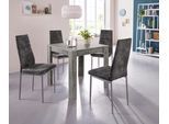Essgruppe OTTO HOME, grau (hellbeton, anthrazit), B:80cm, Sitzmöbel-Sets, Essgruppe, Tischgruppe für kleine Räume