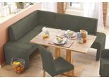 Eckbank HOME AFFAIRE "Bologna", grün (khakifarben (arizona 4421)), B:200cm H:84cm T:160cm, Sitzbänke, Eckbank, in 2 Größen (langer Schenkel 180 oder 200 cm), verschiedene Qualitäten
