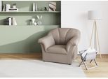 Sessel DOMO COLLECTION "Pegnitz zeitlos, elegante Armlehnen, komfortabel", beige, B:105cm H:82cm T:82cm, 100% Polyester, Sessel, Sessel