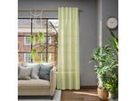 Vorhang NEUTEX FOR YOU "Libre-ECO", grün, B:142cm H:135cm, Jacquard, Polyester, Gardinen, Vorhang, nach Maß