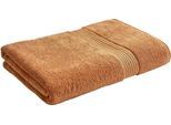 Badetücher CHRISTY "SUPREME", braun (cinnamon), B:90cm L:165cm, Walkfrottier, Obermaterial: 100% Baumwolle, Handtücher, Badetücher, Premium-Badetücher in Luxusqualität, 650g/m², 90x165cm, 2er Set