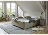 Boxbett HOME AFFAIRE "Thorsby", beige (creme), B:180cm L:200cm, 100% Polypropylen, Komplettbetten, Boxbett, Boxbett ohne Kopfteil, frei im Raum stellbar, für Dachschrägen
