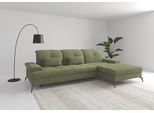 Ecksofa SIT & MORE "Amica, L-Form, inkl. Sitztiefenverstellung & Armteilverstellung", grün (hellgrün), B:279cm H:90cm T:185cm, 100% Polyester, Sofas, Ecksofa, wahlweise mit Bettfunktion, Bettkasten und Kopfteilverstellung