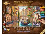 Malen nach Zahlen SCHIPPER "Meisterklasse Triptychon - Venedig - Die Stadt in der Lagune", bunt, Malvorlagen, KinderB:20cm H:50cm, Malen nach Zahlen, Made in Germany, B:20cm H:50cm