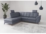 Ecksofa SIT & MORE "Zora", graublau, T:212cm, Sofas, Ecksofa