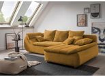 Ecksofa HOME AFFAIRE "Imola, bequem, aktuelle Steppung im Sitz, L-Form, Breite 270cm", gold, B:270cm H:90cm T:170cm, Microfaser PRIMABELLE (100% Polyester) / Struktur (82% Polyester, 9% Viscose, 7% Baumwolle, 2% Nylon);Kunstleder SOFTLUX / Struktur (82% Polyester, 9% Viscose, 7% Baumwolle, 2% Nylon);Cord (93% Polyester, 7% Polyamid), Sofas, Ecksofa, wahlweise mit Bettfunktion