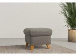 Polsterhocker HOME AFFAIRE "Trelleborg", braun (schlamm), B:58cm H:48cm T:58cm, 100% Polyester, Hocker, Polsterhocker, passend zur Serie "Trelleborg", incl. Stauraum