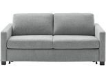Schlafsofa HOME AFFAIRE "Vionelle, 2,5-Sitzer mit Kaltschaummatratze nach Wahl, Breite 186 cm", grau, B:186cm H:81cm T:98cm, 100% Polyester, Sofas, Schlafsofa, Dauerschläfer mit wahlweise Standard- oder Premium-Matratze