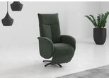 TV-Sessel SIT & MORE "Juma, inkl. Drehfunktion & Kopfteilverstellung", grün (jungle), B:75cm H:110cm T:82cm, 90% Polyester 10% Polyamid, Sessel, TV-Sessel, Höhe Armlehne 64 cm, wahlweise mit Aufstehhilfe, 2 Motoren und Akku