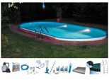 Ovalpool MY POOL BWT "PREMIUM mit blauer Innenfolie", weiß, B:360cm H:150cm L:737cm, Schwimmbecken, Ovalpool, Höhe 150 cm, in verschiedenen Größen