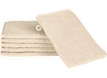 Waschhandschuh ROSS "Sensual Skin", beige (natur, sand), B:16cm L:22cm, Frottier, Handtücher, Waschhandschuh, mit Aloe-Vera-Öl veredelt
