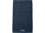 Gaestehandtuecher ROSS "Selection", blau (nachtblau), B:30cm L:50cm, Frottier, Obermaterial: 100% Baumwolle, Handtücher, Gaestehandtuecher, 100 % Bio-Baumwolle