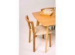 Stuhl WOODMAN "Edda", braun (eichefarben, hell beige), B:45cm H:75cm T:54cm, Massivholz, Stühle, Stuhl, im 2er Set, Gestell aus massiver Eiche, FSC-zertifiziert