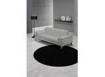 2,5-Sitzer EGOITALIANO "Shakira, Design und Sitzkomfort auf hohem Niveau, tolle Details", grau (opal grau), B:216cm H:84cm T:92cm, Luxus-Micofaser Lederoptik (100% Polyester) ist ein neues technisches Gewebe mit einem visuellen und taktilen Aspekt, der dem Nubuk sehr nahe kommt, mit innovativen Eigenschaften. Seine außerordentliche Weichheit kommt von einem exklusiven Produktionsprozess, der Unrei