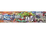 Küchenrückwand EXPRESS KÜCHEN "Graffiti", bunt, B:240cm H:55,9cm, Holzwerkstoff, Spritzschutzwände, Küchenrückwand