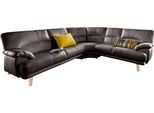 Polsterecke TRENDMANUFAKTUR "Cecilia, italienisches Designsprache, modern und komfortabel, L-Form", braun, B:280cm H:87cm T:240cm, Sofas, Polsterecke, toller Sitzkomfort und bequeme Armlehnen