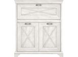 Kommode FORTE "Kashmir", weiß (pinia weiß), B:123cm H:143,3cm T:48,2cm, Dekorfolie, Sideboards, Kommode, Breite 123 cm