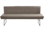 Polsterbank K+W KOMFORT & WOHNEN, grün (kaktus), B:195cm H:87cm T:65cm, Sitzbänke, Polsterbank, Polsterbank in Spitzkissenoptik, Sitzsteppung, in 2 Größen wählbar