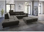 Ecksofa SIT & MORE "Bendigo L-Form", grau (anthrazit), B:258cm H:84cm T:226cm, Sofas, Ecksofa, inklusive Sitztiefenverstellung, Bodenfreiheit 12 cm, in 2 Fußfarben