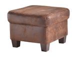 Hocker HOME AFFAIRE "Budapest", braun (mokka), B:60cm H:40cm T:60cm, schön changierende Chenille aus 44% Polyacryl, 37% Polyester und 19% Baumwolle;strapazierfähiges Microfaser aus 100% Polyester;angenehm weiche Wildlederoptik Melrose aus 100% Polyester, Hocker, Hocker