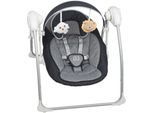 Babywippe BABYGO "Dandly, anthracite", Baby, grau (anthrazit), Kunststoff, Metall, Babywippen Babywippe, elektrisch, mit Sound