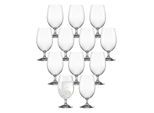 Glas LEONARDO "Wasserglas Daily 370 ml 12er Set transparent", bunt (transparent), Glas, Trinkgefäße, Glas