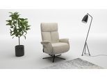 TV-Sessel SIT & MORE "Triple Seven Xtra large, bis 200kg belastbar, mit Herz-Waage Funktion", beige (sand), B:86cm H:115cm T:86cm, 100%Polyester, Sessel, TV-Sessel, inkl. Kopfteil- & Drehfunktion, wahlweise mit Akku und Aufstehhilfe
