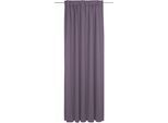 Vorhang ADAM "Uni Collection" Gr. 2, lila (beere), B:142cm H:175cm, Jacquard, Baumwolle, Gardinen, Vorhang, aus 100% Bio-Baumwolle