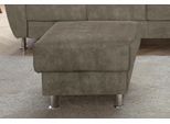 Hocker SIT & MORE "Salsa", grau (taupe), B:61cm H:45cm T:61cm, Struktur (100% Polypropylen);Bedruckte Microfaser (100% Polyester);Luxus-Microfaser ALTARA NUBUCK (100% Polyester), Hocker, Hocker