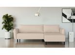 Ecksofa HOME AFFAIRE "Glandine", beige, B:233cm H:82cm T:177cm, 100% Polyester, Sofas, Ecksofa, L-Form