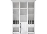 Vitrine HOME AFFAIRE "California", weiß (pinie weiß), B:147cm H:207cm T:45cm, Schränke, Vitrine, Höhe 207 cm