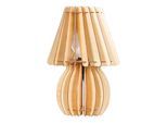 KAYOOM Tischleuchte "Tischlampe Gino Holz", braun (holz), 1, H: 40cm, 1 Stk., Leuchten, modern, vielseitig kombinierbar, Tischleuchte