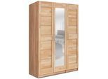 Drehtürenschrank OTTO HOME "Triest", beige (kernbuche), B:145cm H:200cm T:60cm, Schränke, Drehtürenschrank, teilmassiv, FSC-zertifizierte Buche