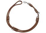 Hunter Verstellbare Führleine Round & Soft braun S-M