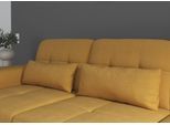 Sofakissen SIT & MORE "Baviene", gelb (senf), B:65cm H:25cm T:11cm, Polsterauflagen, Sofakissen, Set, bestehend aus 2 Nierenkissen