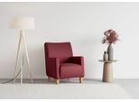 Sessel SIT & MORE "Bosse", rot (bordeaux), B:74cm H:93cm T:81cm, Sessel, Sessel, mit Federkern