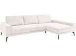 Ecksofa "SO 3600 optimaler Sitzkomfort in Federkern o. Kaltschaum, 2 Sitzhöhen", weiß (kama natur), B:293cm H:87cm T:180cm, 100% Polyester, SET ONE BY MUSTERRING, Sofas, Ecksofa, Sitzhöhe 44 cm, Kaltschaum, B 293 x T 180 cm, Kama natur