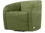Sessel EGOITALIANO "Charlottaas Clubsessel, Designsessel, modern und zeitlos, bequem", grün (kiwi), B:73cm H:73cm T:76cm, 100% Polyester. Wasser- und Schutzabweisend., Sessel, Sessel, drehbar, kompakte Stellmaße, Solitärsessel