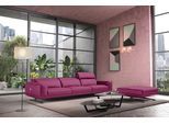 3-Sitzer EGOITALIANO "Gloria, super bequem, hochwertige Verarbeitung, edles Design, Megasofa", pink (fuchsia), B:327cm H:96cm T:109cm, Sofas, 3-Sitzer, beidseitig verstellbare Rückenelemente, mit Designmetallfüßen